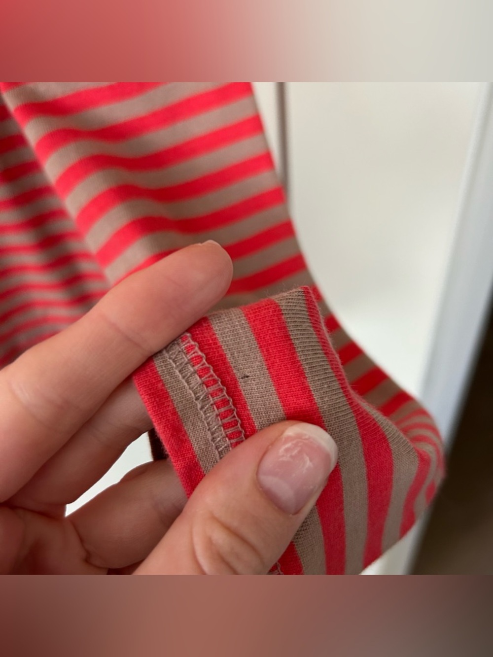 Free People Movement Restoration Yarn Dye Stripe Layer Sailor Stripe Sand Size M - Picture 7 of 11